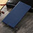 Leather Case Stands Flip Cover for Sony Xperia XZs Blue