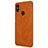 Leather Case Stands Flip Cover for Xiaomi Mi 6X Brown