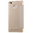 Leather Case Stands Flip Cover for Xiaomi Redmi 3 Pro Gold