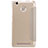 Leather Case Stands Flip Cover for Xiaomi Redmi 3 Pro Gold