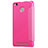 Leather Case Stands Flip Cover for Xiaomi Redmi 3 Pro Hot Pink