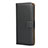 Leather Case Stands Flip Cover for Xiaomi Redmi 8A Black