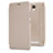 Leather Case Stands Flip Cover for Xiaomi Redmi Note 2 Gold