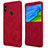 Leather Case Stands Flip Cover for Xiaomi Redmi Note 5 Pro Red