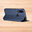 Leather Case Stands Flip Cover for Xiaomi Redmi Note 7 Blue