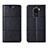 Leather Case Stands Flip Cover G03 Holder for Xiaomi Redmi 10X 4G Black