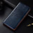 Leather Case Stands Flip Cover H03 Holder for Apple iPhone 13 Mini Blue