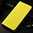 Leather Case Stands Flip Cover H04 Holder for Apple iPhone 13 Pro Max Yellow