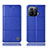 Leather Case Stands Flip Cover H04P Holder for Xiaomi Mi 11 Pro 5G Blue