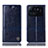 Leather Case Stands Flip Cover H07P Holder for Xiaomi Mi 11 Ultra 5G Blue