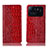 Leather Case Stands Flip Cover H08P Holder for Xiaomi Mi 11 Ultra 5G Red