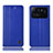 Leather Case Stands Flip Cover H10P Holder for Xiaomi Mi 11 Ultra 5G Blue