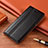 Leather Case Stands Flip Cover H13 Holder for Apple iPhone 14 Black