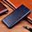 Leather Case Stands Flip Cover H19 Holder for Apple iPhone 13 Mini Blue