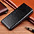 Leather Case Stands Flip Cover H19 Holder for Apple iPhone 14 Plus Black