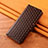 Leather Case Stands Flip Cover H21 Holder for Apple iPhone 13 Mini Brown