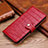 Leather Case Stands Flip Cover H21 Holder for Apple iPhone 13 Pro Max Red