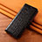 Leather Case Stands Flip Cover H23 Holder for Apple iPhone 13 Black