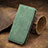 Leather Case Stands Flip Cover H29 Holder for Apple iPhone 13 Green