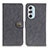 Leather Case Stands Flip Cover Holder A01D for Motorola Moto Edge 30 Pro 5G Black
