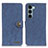 Leather Case Stands Flip Cover Holder A01D for Motorola Moto Edge S30 5G Blue