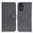 Leather Case Stands Flip Cover Holder A01D for Motorola Moto G 5G (2022) Black