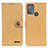 Leather Case Stands Flip Cover Holder A01D for Motorola Moto G50 Gold