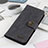 Leather Case Stands Flip Cover Holder A01D for OnePlus 9 5G Black