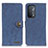 Leather Case Stands Flip Cover Holder A01D for OnePlus Nord N200 5G Blue