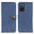 Leather Case Stands Flip Cover Holder A01D for Oppo A53s 5G Blue
