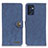 Leather Case Stands Flip Cover Holder A01D for Oppo Reno7 5G Blue