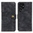 Leather Case Stands Flip Cover Holder A01D for Samsung Galaxy S21 Ultra 5G Black