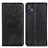 Leather Case Stands Flip Cover Holder A02D for Motorola Moto G50 5G Black