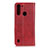Leather Case Stands Flip Cover Holder A02D for Motorola Moto One Fusion Red