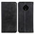 Leather Case Stands Flip Cover Holder A02D for Nokia C200 Black