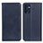 Leather Case Stands Flip Cover Holder A02D for Oppo Find X5 Lite 5G Blue