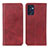 Leather Case Stands Flip Cover Holder A02D for Oppo Find X5 Lite 5G Red