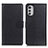 Leather Case Stands Flip Cover Holder A03D for Motorola Moto E32 Black