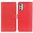Leather Case Stands Flip Cover Holder A03D for Motorola Moto E32s Red