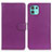 Leather Case Stands Flip Cover Holder A03D for Motorola Moto Edge 20 Lite 5G Purple