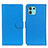 Leather Case Stands Flip Cover Holder A03D for Motorola Moto Edge 20 Lite 5G Sky Blue