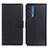Leather Case Stands Flip Cover Holder A03D for Motorola Moto Edge (2021) 5G Black