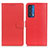 Leather Case Stands Flip Cover Holder A03D for Motorola Moto Edge (2021) 5G Red