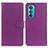 Leather Case Stands Flip Cover Holder A03D for Motorola Moto Edge 30 5G Purple