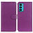 Leather Case Stands Flip Cover Holder A03D for Motorola Moto Edge Lite 5G Purple
