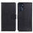 Leather Case Stands Flip Cover Holder A03D for Motorola Moto G 5G (2022) Black