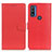 Leather Case Stands Flip Cover Holder A03D for Motorola Moto G Pure Red