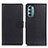 Leather Case Stands Flip Cover Holder A03D for Motorola Moto G Stylus (2022) 4G Black