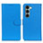 Leather Case Stands Flip Cover Holder A03D for Motorola Moto G200 5G Sky Blue