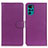 Leather Case Stands Flip Cover Holder A03D for Motorola Moto G22 Purple